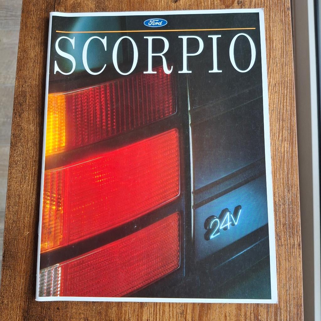 FORD  SCORPIO   24V    2/91, Livres, Autos | Brochures & Magazines, Enlèvement ou Envoi, Neuf, Ford