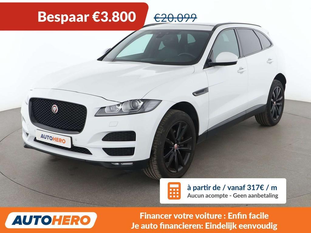 Jaguar F-Pace 25t Prestige AWD (bj 2018, automaat), Automaat, https://public.car-pass.be/vhr/9a219eef-2348-4f67-86db-26a442e80f03