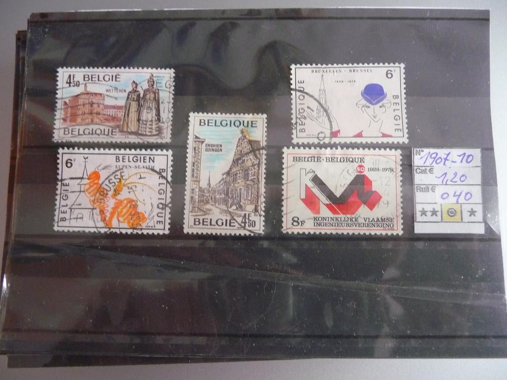 belgie nr 1907/10-(o), Postzegels en Munten, Ophalen of Verzenden, Gestempeld
