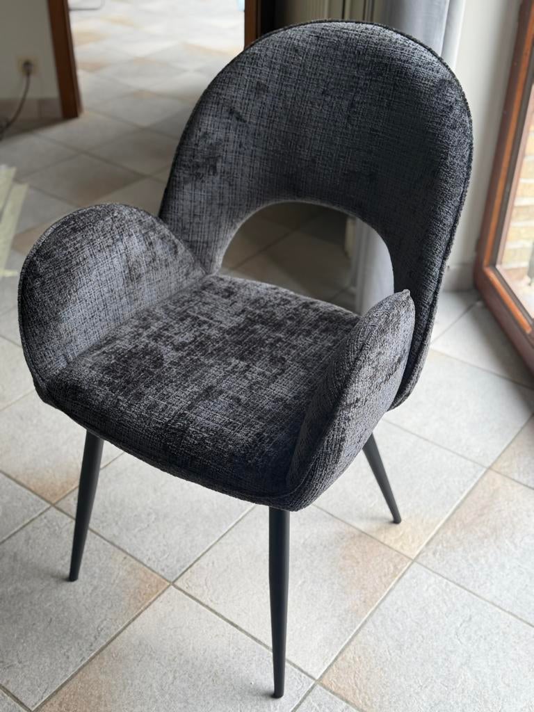 Verkoop van 6 nieuwe eetkamerstoelen, Huis en Inrichting, Stoelen, Ophalen, Nieuw, Vijf, Zes of meer stoelen, Stof