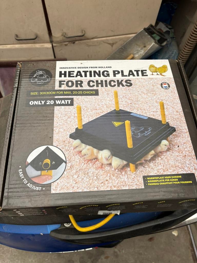 Warmteplaat voor kuikens, Dieren en Toebehoren, Pluimvee | Toebehoren, Zo goed als nieuw, Ophalen