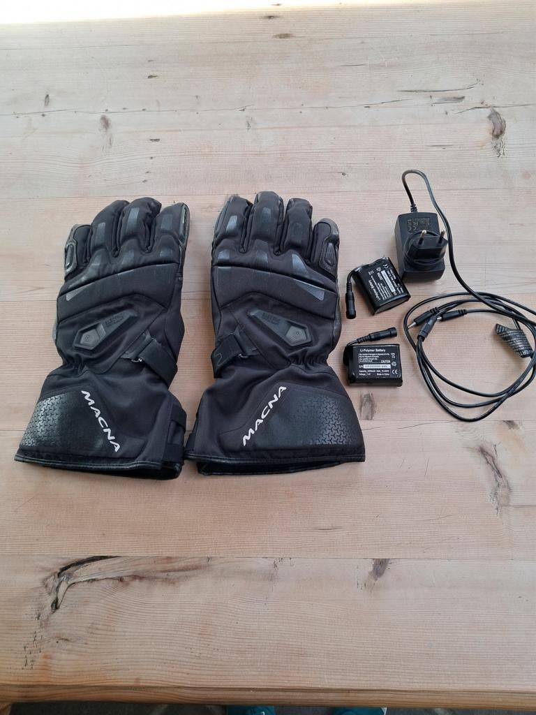 Gants chauffants moto taille XL, Motos, Enlèvement, Gants
