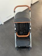 Buggy Mutsy Nexo zwart/cognac incl voetenzak, regenhoes, par, Kinderen en Baby's, Ophalen, Zo goed als nieuw, Overige merken, Verstelbare rugleuning
