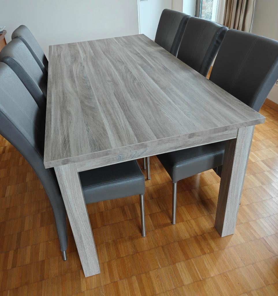 Eettafel 180x90, Ophalen, Gebruikt, 50 tot 100 cm, Vijf personen of meer