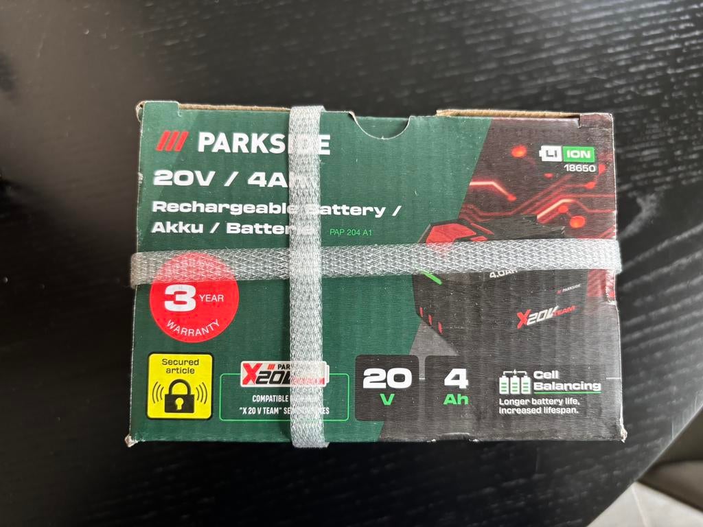 Parkside 20V / 4Ah Accu / Batterij PAP 204 A1 - Nieuw, Bricolage & Construction, Outillage | Pièces de machine & Accessoires, Enlèvement