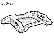 subframe voor de classic mini cooper 1959-2000, Auto-onderdelen, Ophalen of Verzenden, Nieuw, Overige automerken