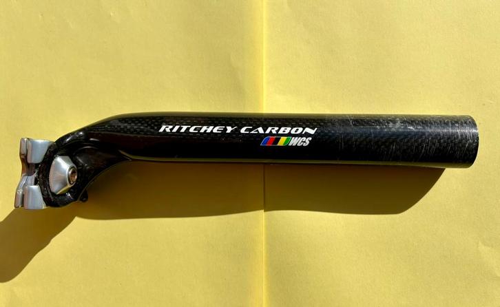 Ritchey WCS Carbon Zadelpen - 31,6mm x 250mm, Sport en Fitness, Wielrennen, Gebruikt, Ophalen