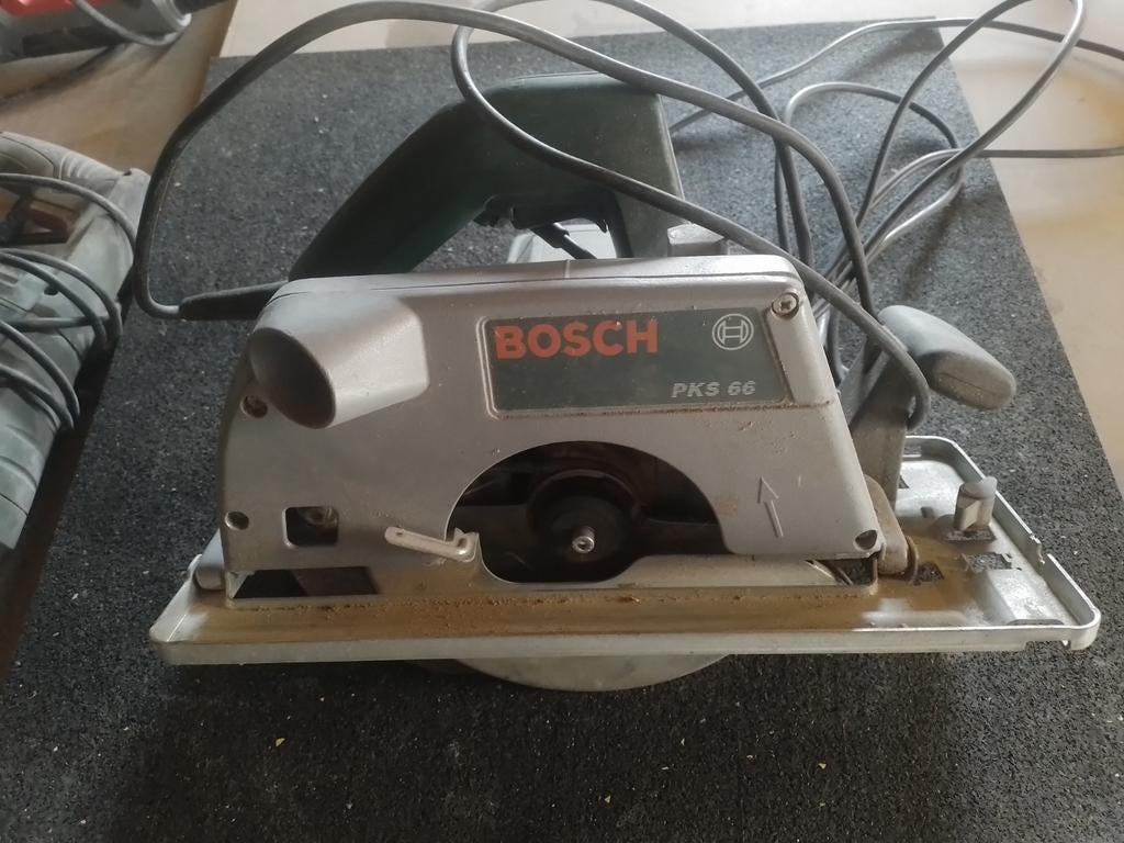 Bosch PKS cirkelzaag, Ophalen, Cirkelzaag