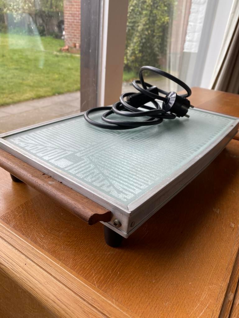 Warmhoudplaat, Ophalen, Gebruikt