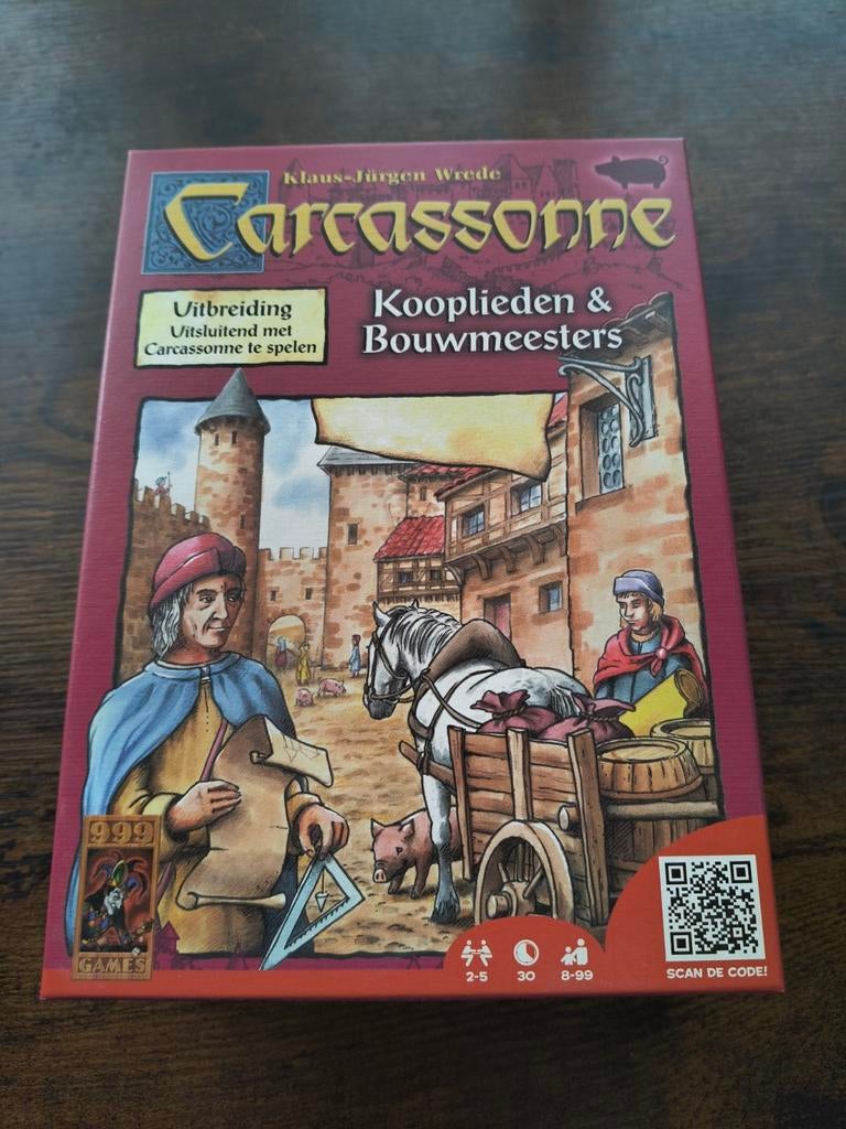 Marchands et architectes de Carcassonne, Hobby & Loisirs créatifs, Cinq joueurs ou plus, Enlèvement ou Envoi, Comme neuf, 999 Games