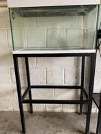 Aquarium 60 litres avec pied en métal collé, Animaux & Accessoires, Poissons | Aquariums & Accessoires, Enlèvement, Utilisé, Aquarium vide