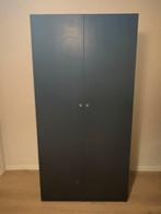 Zwarte kast van 2 meter — Goede staat — Grote capaciteit, Ophalen, Gebruikt