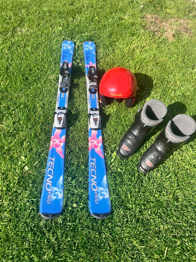Skimateriaal kind volledige set, Sport en Fitness, Skiën en Langlaufen, Ophalen, Gebruikt