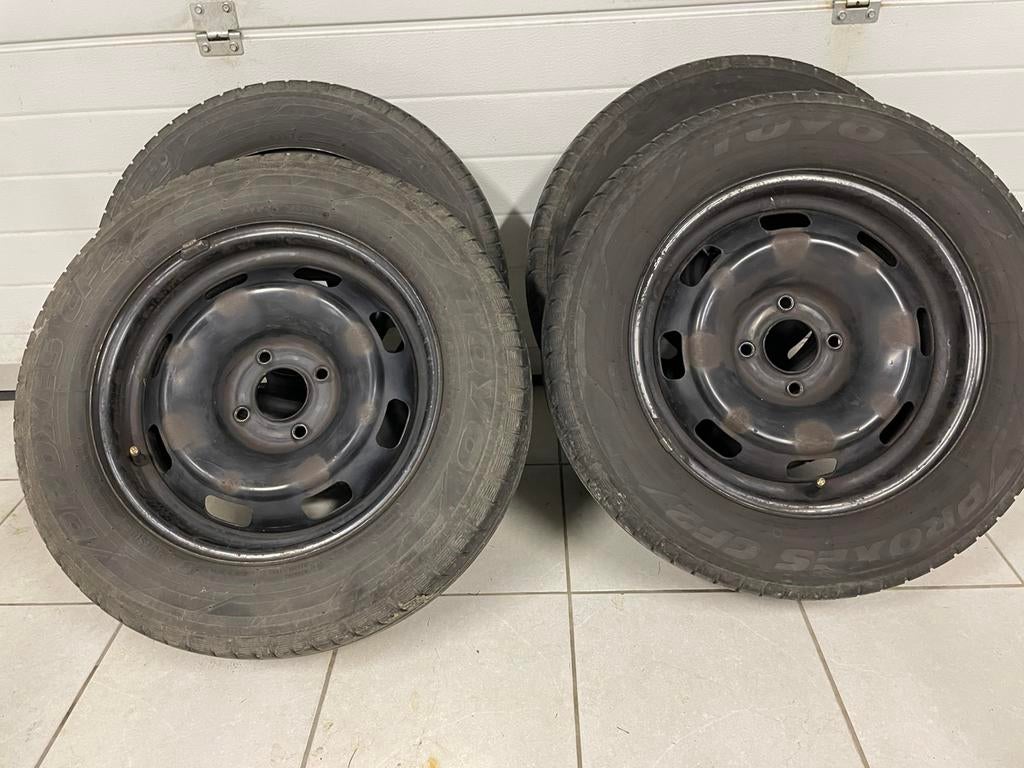 Pneus Été sur jantes, Autos : Pièces & Accessoires, Pneus & Jantes, 15 pouces, Pneus et Jantes, Pneus été, 185 mm