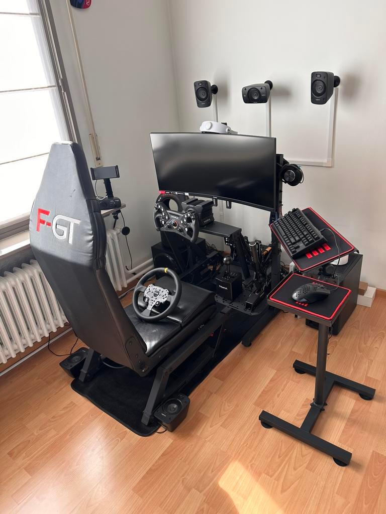 Next Level Racing / Moza racing setup, Games en Spelcomputers, Ophalen, Zo goed als nieuw, Playseat of Racestoel, PlayStation 4