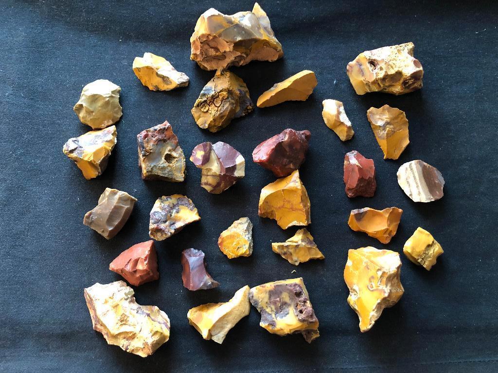 Lot JASPIS werktuigen Neanderthalers FONTMAURE bodemvondst!, Antiquités & Art, Curiosités & Brocante, Enlèvement ou Envoi