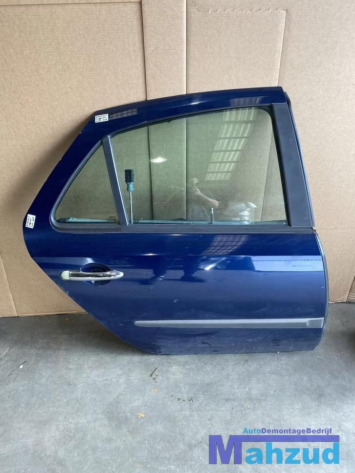 RENAULT LAGUNA 2 Blauw rechts achter deur portier 2001-2007, Autos : Pièces & Accessoires, Carrosserie & Tôlerie, Porte, Renault