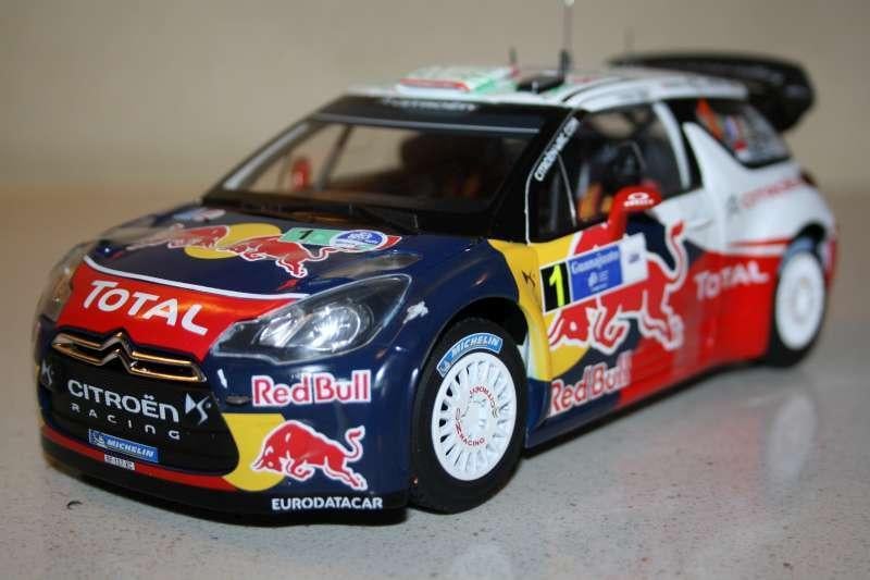 1:18 Norev Citroen DS3 WRC 2011 Loeb rally Mexico 2011., Hobby en Vrije tijd, Modelauto's | 1:18, Ophalen of Verzenden, Zo goed als nieuw