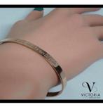 Victoria dames armband reliëfletters "Walk On The Wild Side", Handtassen en Accessoires, Armbanden, Ophalen of Verzenden, Nieuw