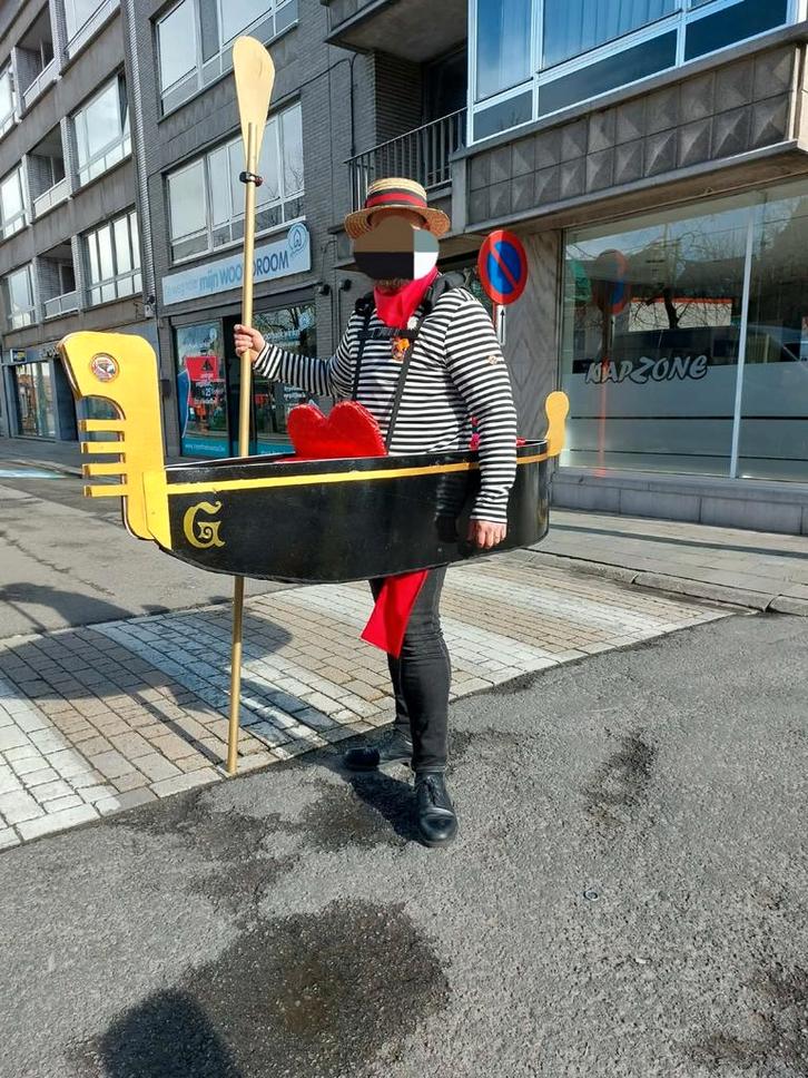 Gondolier - Costume de carnaval. UNIQUE, Vêtements | Hommes, Costumes de carnaval & Vêtements de fête, Accessoires, Enlèvement