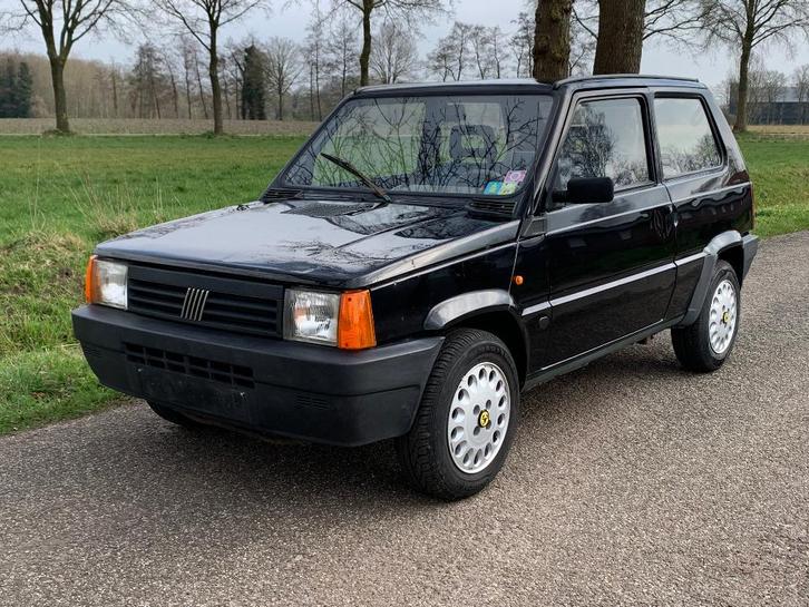 Fiat Panda 2001, Auto's, Fiat, Bedrijf, Panda, Benzine, Euro 3, Stadsauto, 3 deurs, Handgeschakeld, Zwart, Blauw, Stof, Voorwielaandrijving