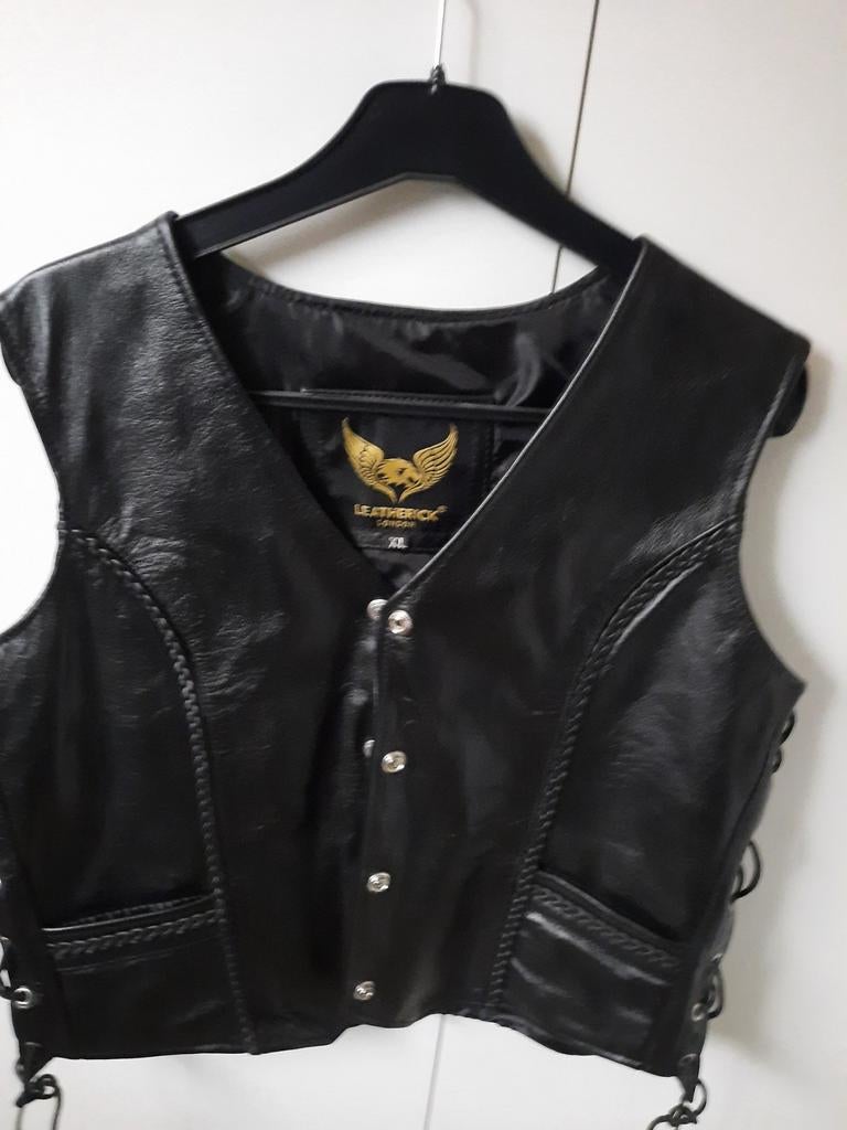 Leren motor vestje  nieuw !!!, Motoren, Ophalen of Verzenden, Nieuw zonder kaartje, Dames, Jas | leer