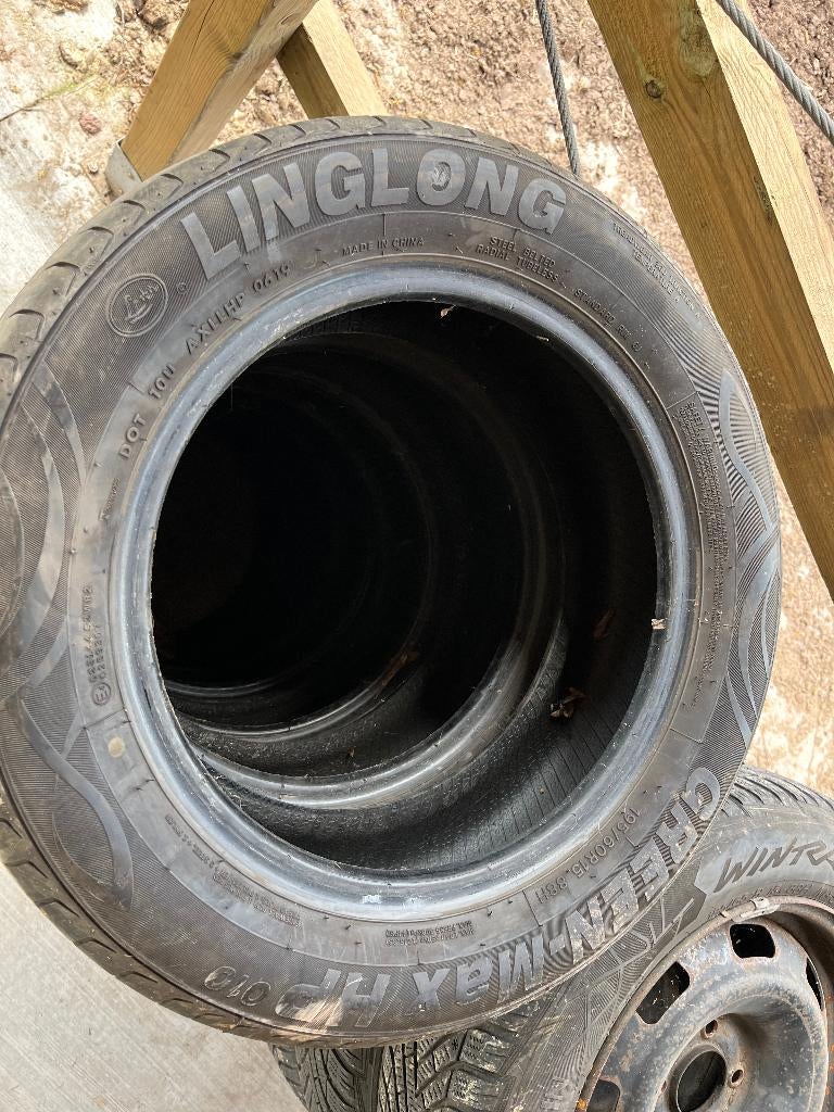 2 pneus Linglong 195/60/15 88h, Autos : Pièces & Accessoires, 15 pouces, Pneu(s), Enlèvement, 195 mm