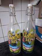 2 magnifiques bouteilles en verre avec bouchon, Enlèvement, Comme neuf, Autres types