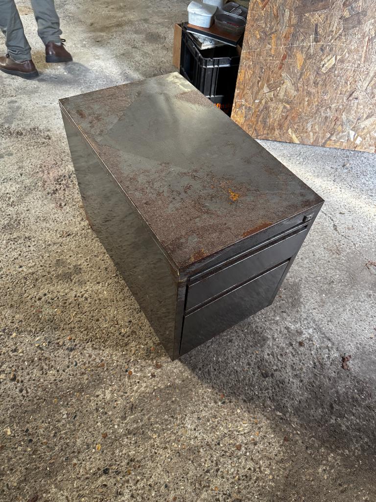 bureau ladeblok metaal, Maison & Meubles, Bureaux, Autres marques, Autres types, Métal, Enlèvement