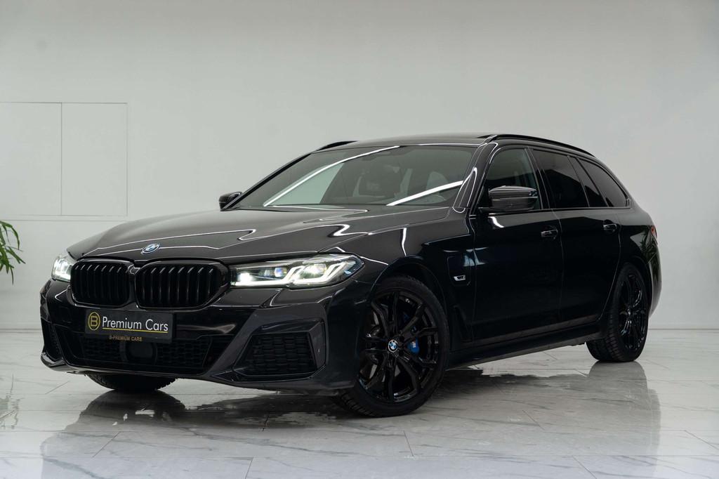 BMW 530 e touring M-pack! Full, Pano, ACC, Memory! Sfeer!, Automaat, 4 cilinders, Zwart, Bedrijf