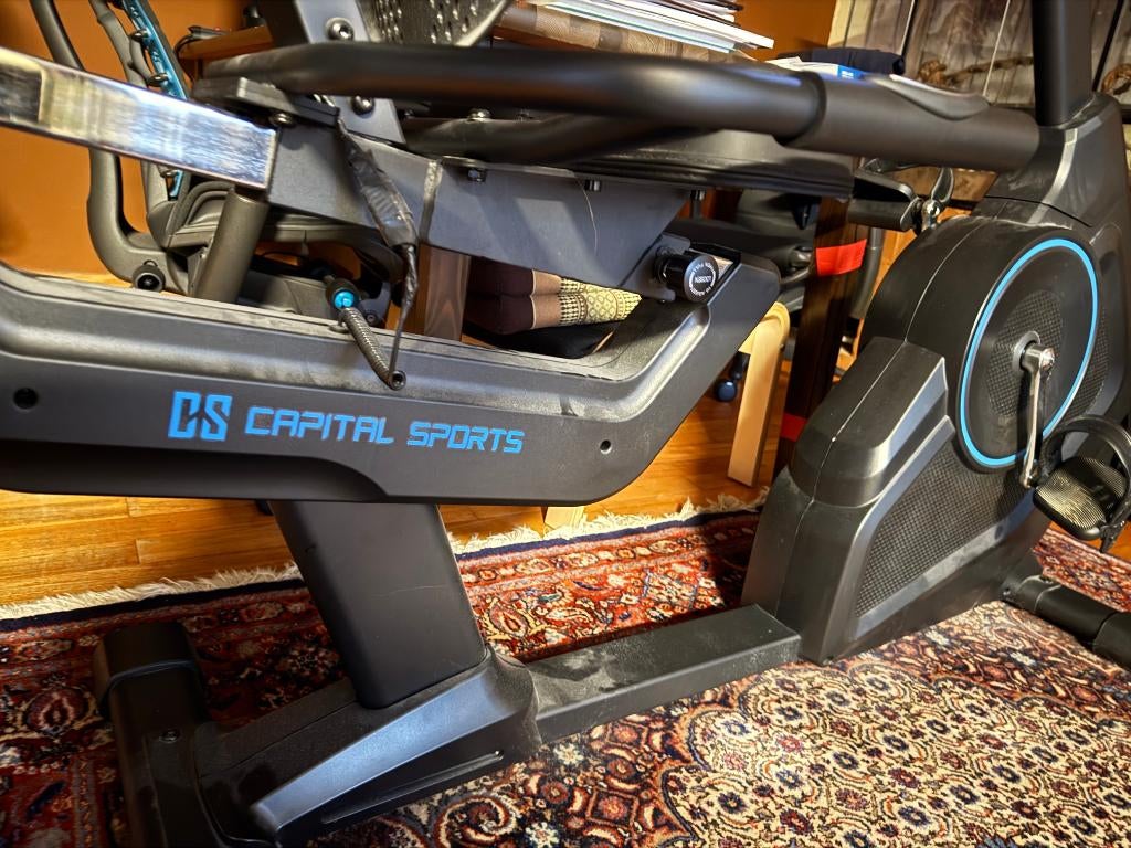 VÉLO – Capital Sports Evo Deluxe Cardiobike, Sports & Fitness, Appareils de fitness, Jambes, Comme neuf, Enlèvement, Vélo d'appartement