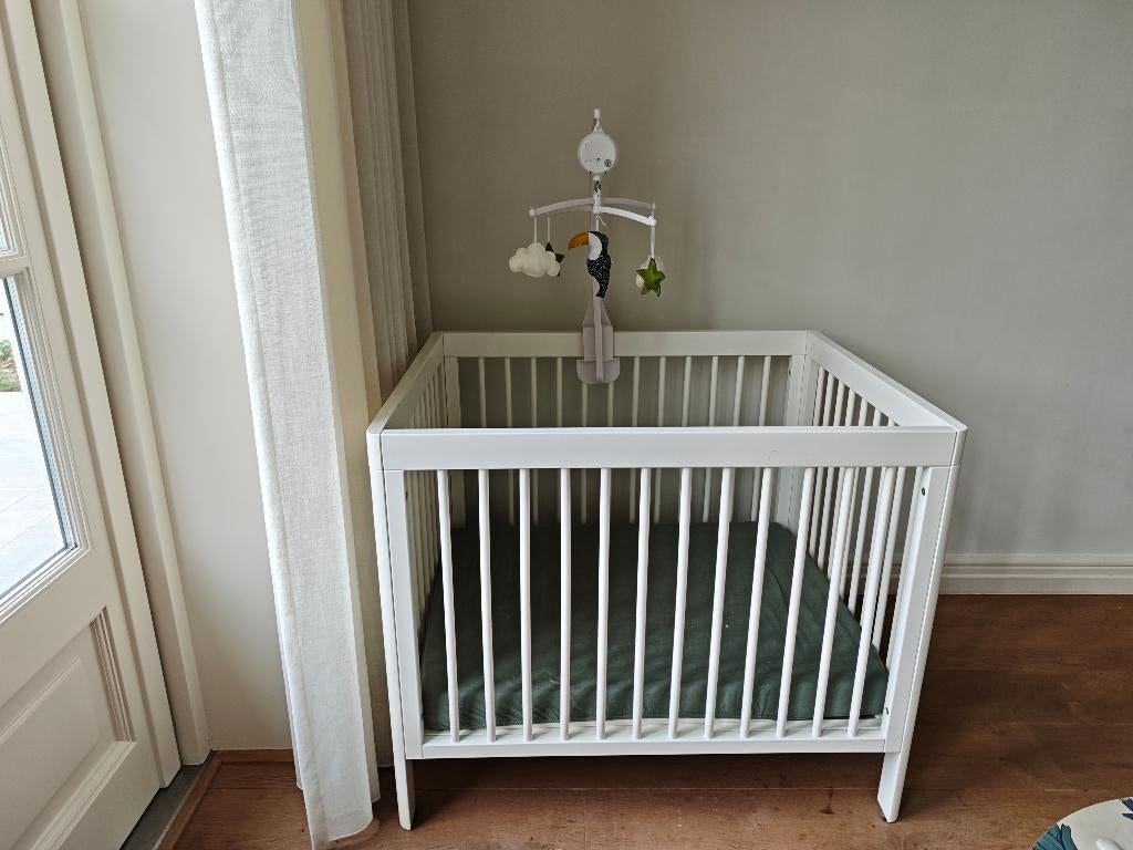 Babypark / babybox Troll, Ophalen, Gebruikt, Rechthoekig, In hoogte verstelbaar