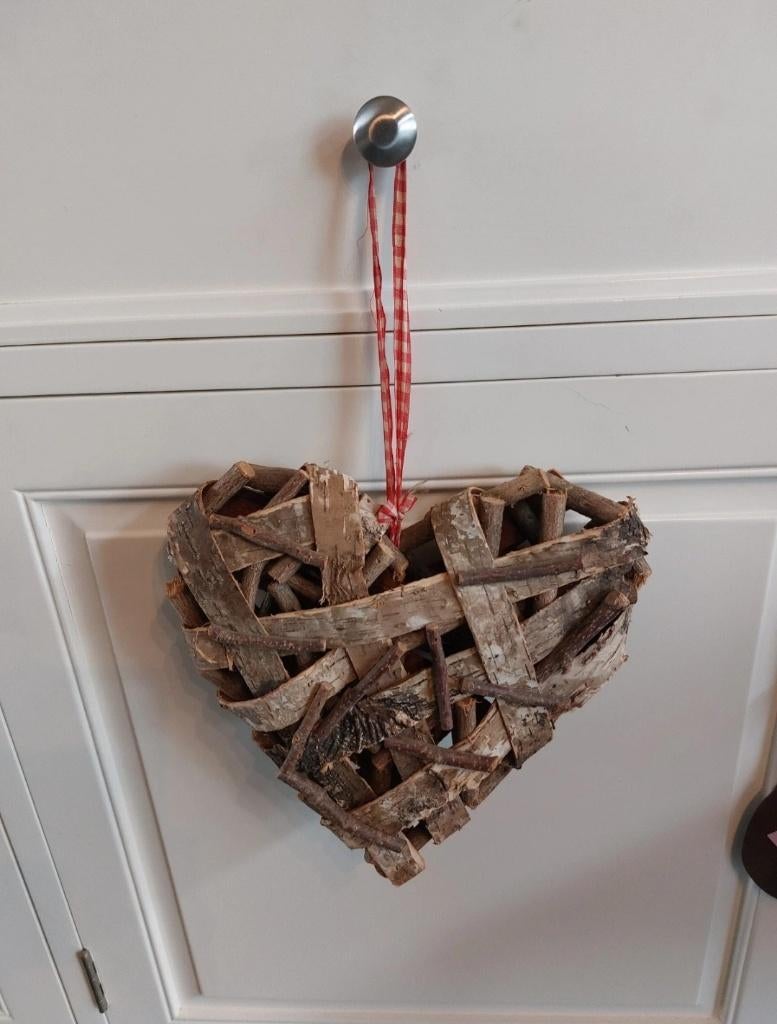 Krans hart, Huis en Inrichting, Woonaccessoires | Kransen, Ophalen of Verzenden, Gebruikt