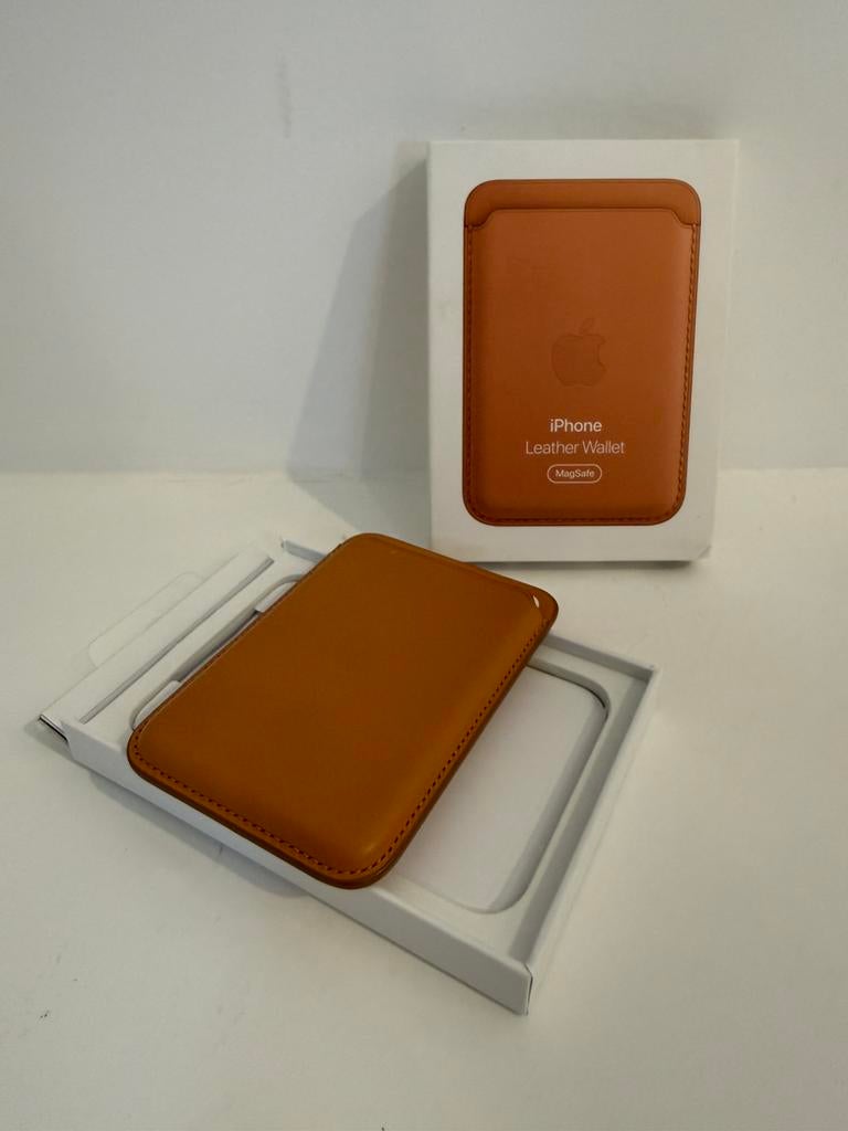 Apple Magsafe leather Wallet, Telecommunicatie, Mobiele telefoons | Hoesjes en Screenprotectors | Apple iPhone, MagSafe, Kaarthouder