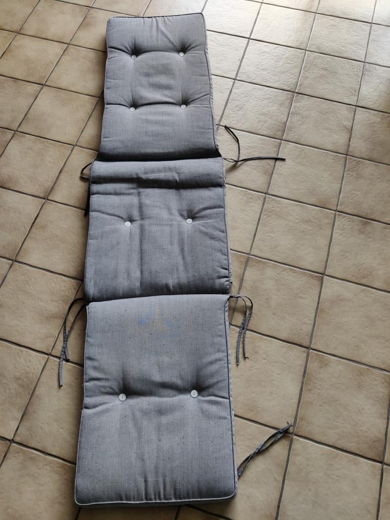 2 kussens voor deck-chairs, Ophalen, Zo goed als nieuw