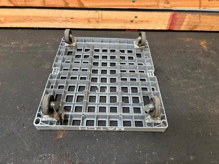 Rolplateau - Onderwagens - Verhuiswieltjes, Doe-het-zelf en Bouw, Zwenkwielen, Gebruikt, Ophalen