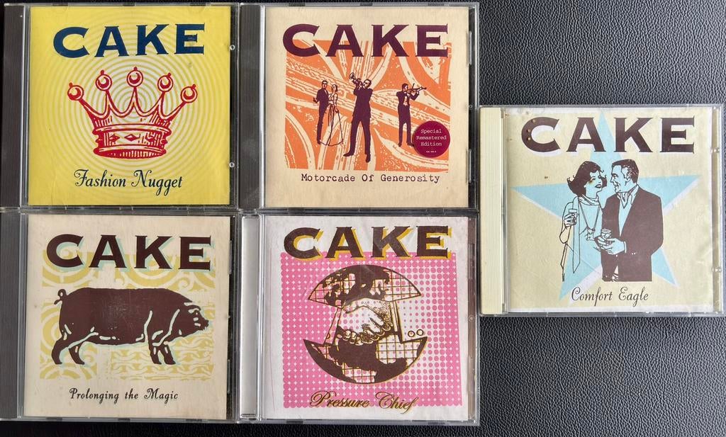 5 CD's van Cake, Cd's en Dvd's, Ophalen, Gebruikt, Alternative