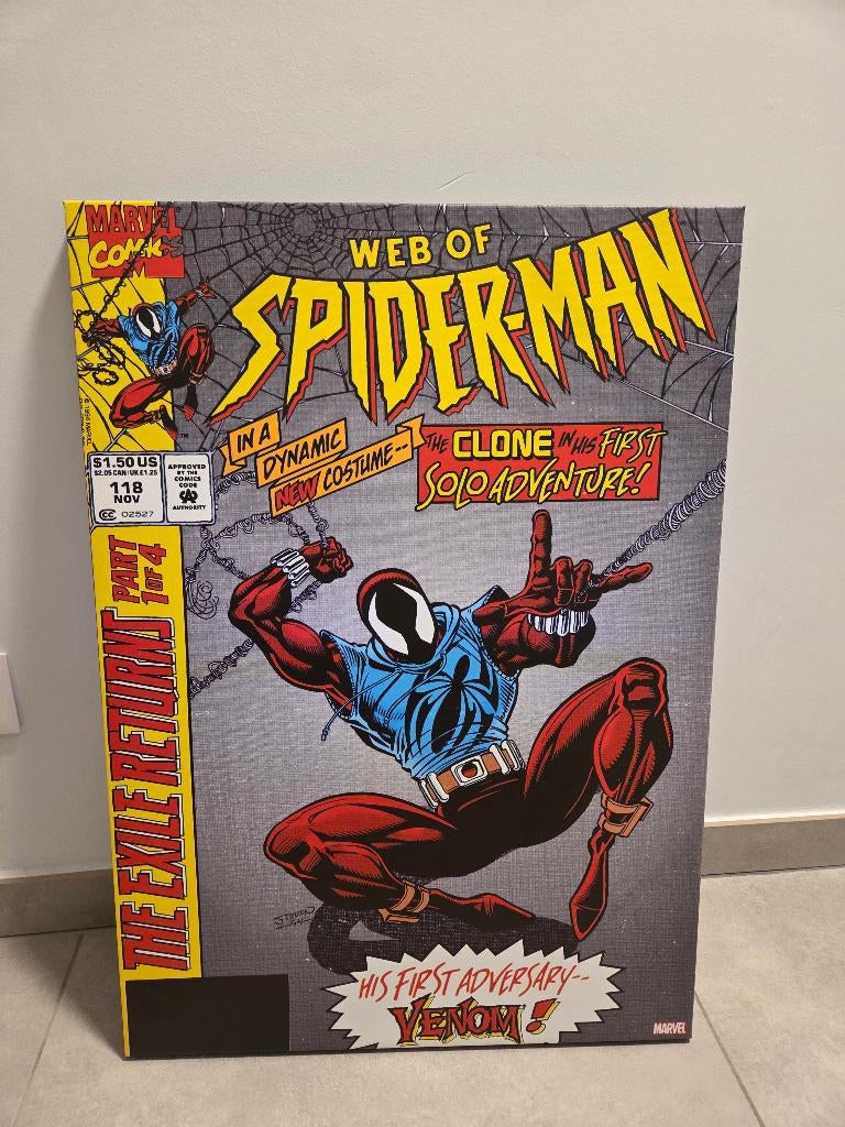 Wand decoratie spiderman, Maison & Meubles, Enlèvement, Comme neuf, Objet de décoration