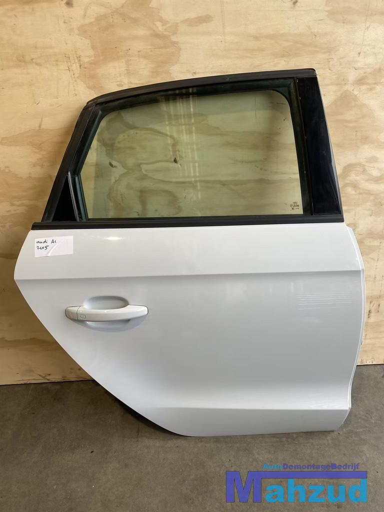 AUDI A1 sportback Wit Rechts achter deur portier 2010-2018, Gebruikt, Deur, AUDI AG, Audi