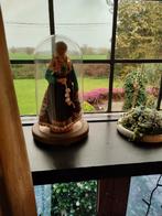 antiek beeldje knoflookverkoopster, onder stolp, Enlèvement