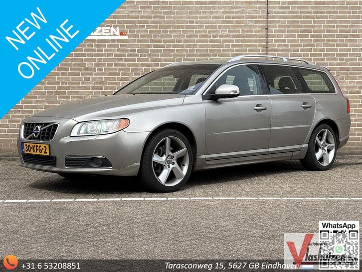 Volvo V70 2.4 D5 Summum | Leder | Climate | Cruise | PDC | T, Autos, Volvo, Entreprise, V70, ABS, Phares directionnels, Airbags