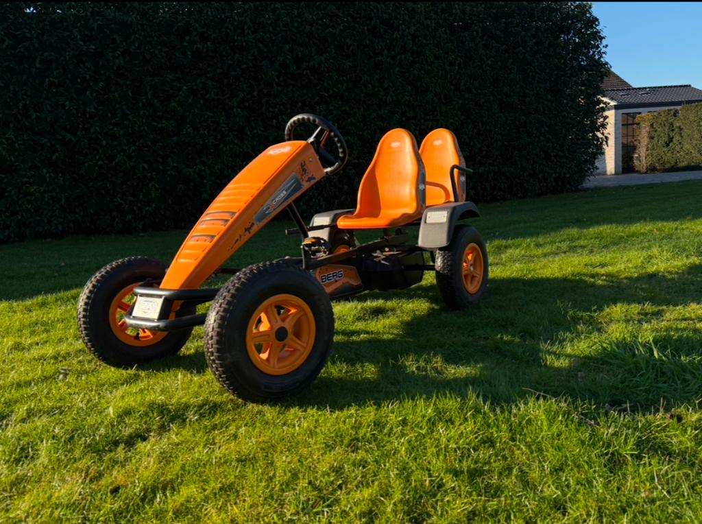 Super mooie topstaat berg gocart voor 2 personen te koop, Kinderen en Baby's, Speelgoed | Buiten | Skelters, Ophalen of Verzenden