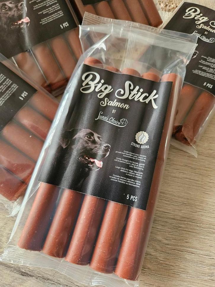 Luna’s Choice Big Stick 5 st. Zalm, Animaux & Accessoires, Nourriture pour Animaux, Chien, Envoi