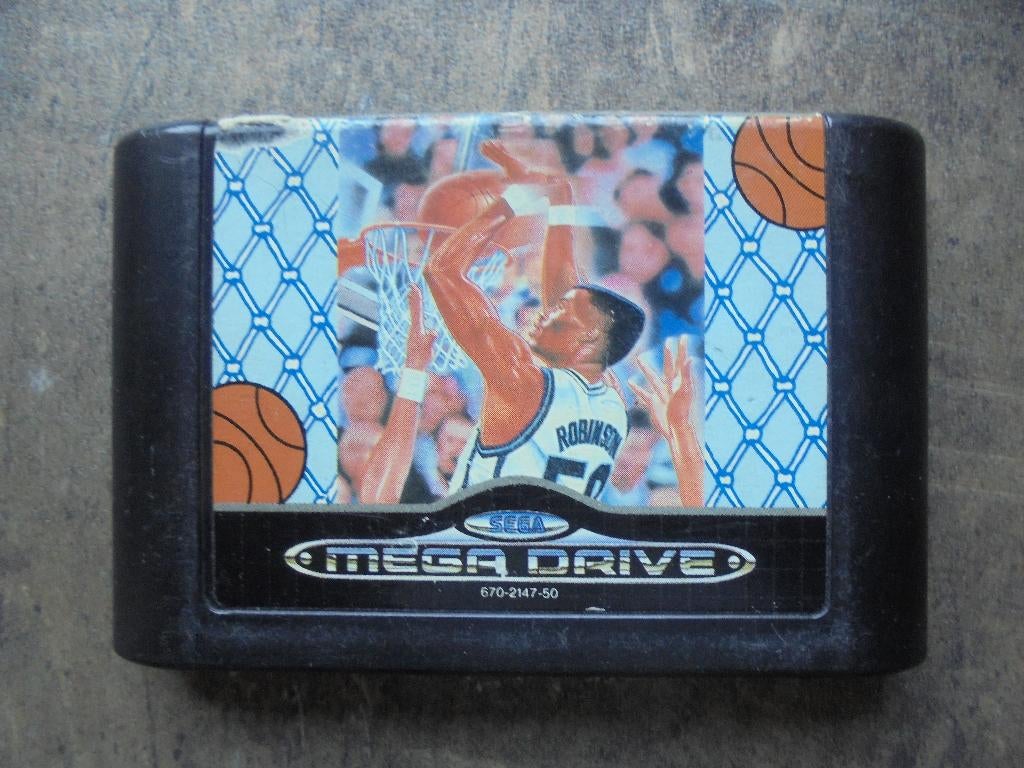 D. Robinson's Supreme Court voor Sega Mega Drive(zie foto's), Consoles de jeu & Jeux vidéo, Jeux | Sega, Enlèvement ou Envoi, 1 joueur