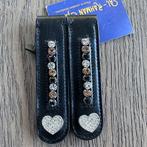 Laarzenclip Zilver Roze Hart Zwart *~*NIEUW*~*, Animaux & Accessoires, Vêtements d'équitation, Enlèvement ou Envoi, Neuf