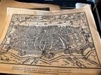 Repro oude stadskaart Antwerpen, Antiek en Kunst, Ophalen of Verzenden