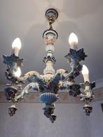 Kroonluchter , wandverlichting Porselein Capodimonte, Ophalen, Gebruikt
