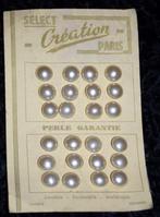 24 boutons anciens en perle neufs pour créations etc, Nieuw, Ophalen of Verzenden
