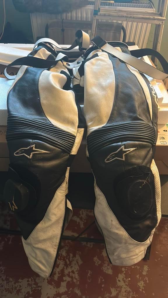 Alpinestars 2-delig lederen pak maat 52, Motoren, Kleding | Motorkleding, Combipak, Heren, Tweedehands, Ophalen