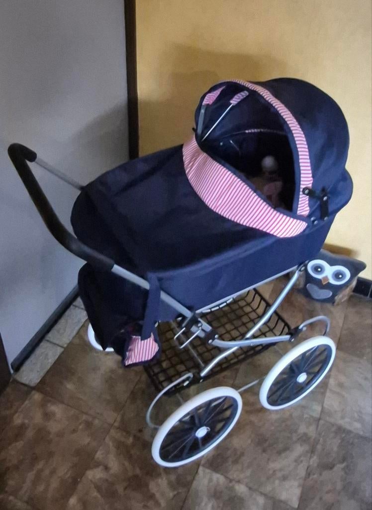 Poussette + Poupée bébé interactif avec le sac, Enlèvement, Poussette